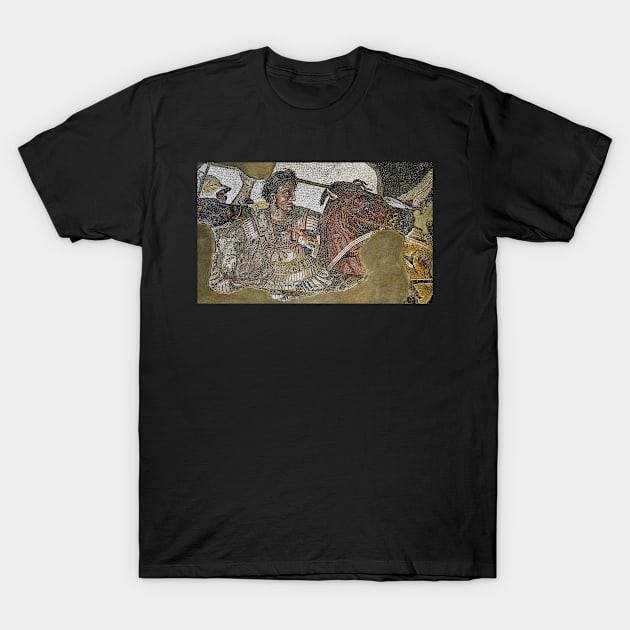 Alexander the Great Head Ancient Greece Artwork Design T-Shirt by strongsimple